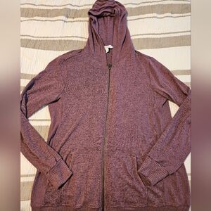 Purple Zip-Up Hoodie